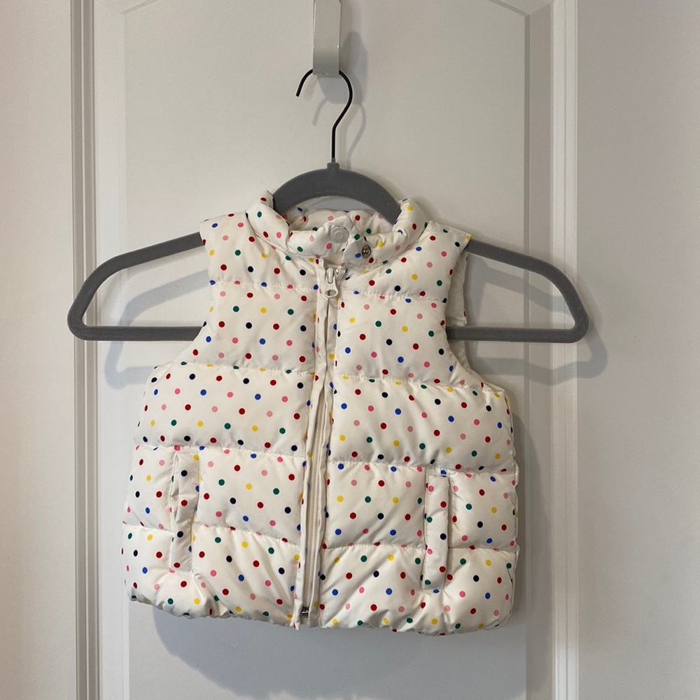 EUC Baby Gap Polka Dot Vest - Size 2